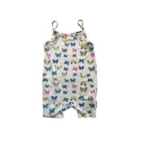 Butterfly Print Romper